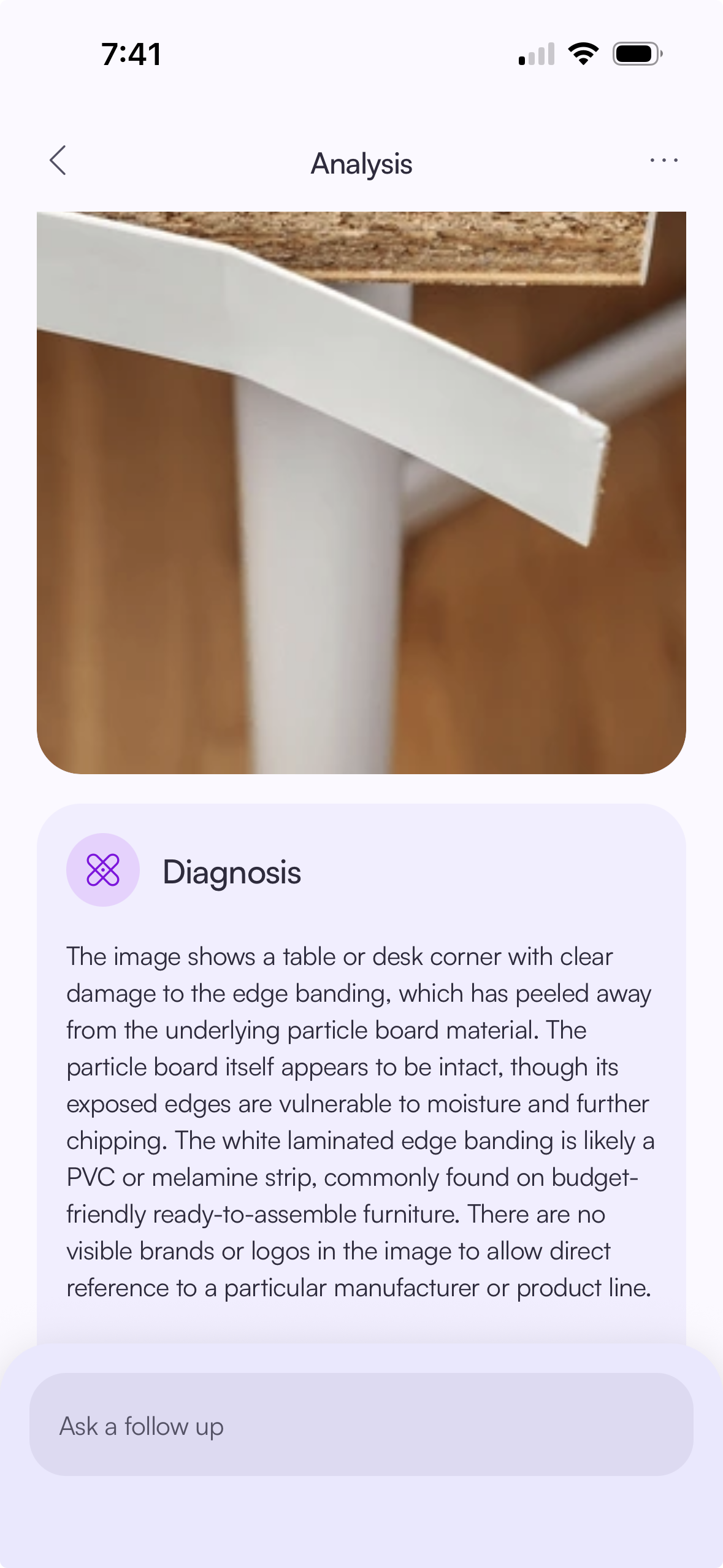 FinderlyFix app – Scan
